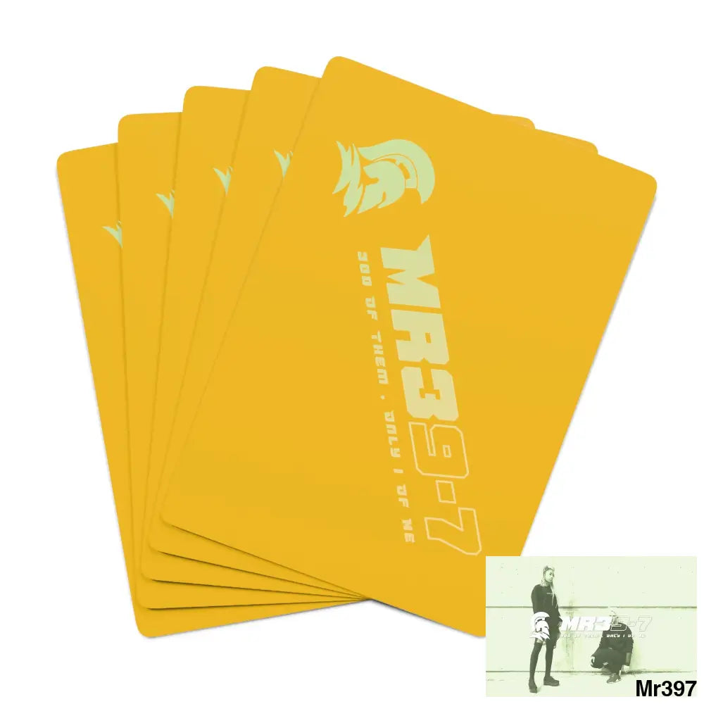 MR39 Custom Poker Cards 2.47’’ x 3.47’’ / White / Semi Glossy Paper products