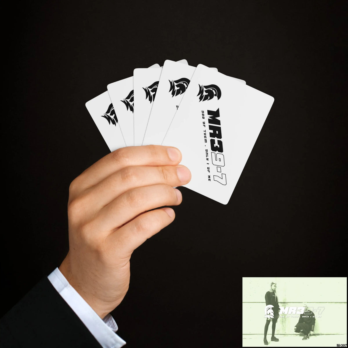 MR39 Custom Poker Cards 2.47’’ x 3.47’’ / White / Semi Glossy Paper products