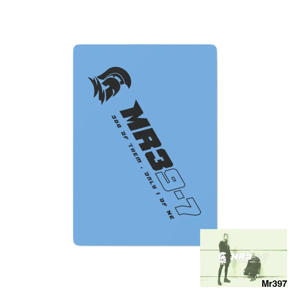 MR39 Custom Poker Cards 2.47’’ x 3.47’’ / White / Semi Glossy Paper products