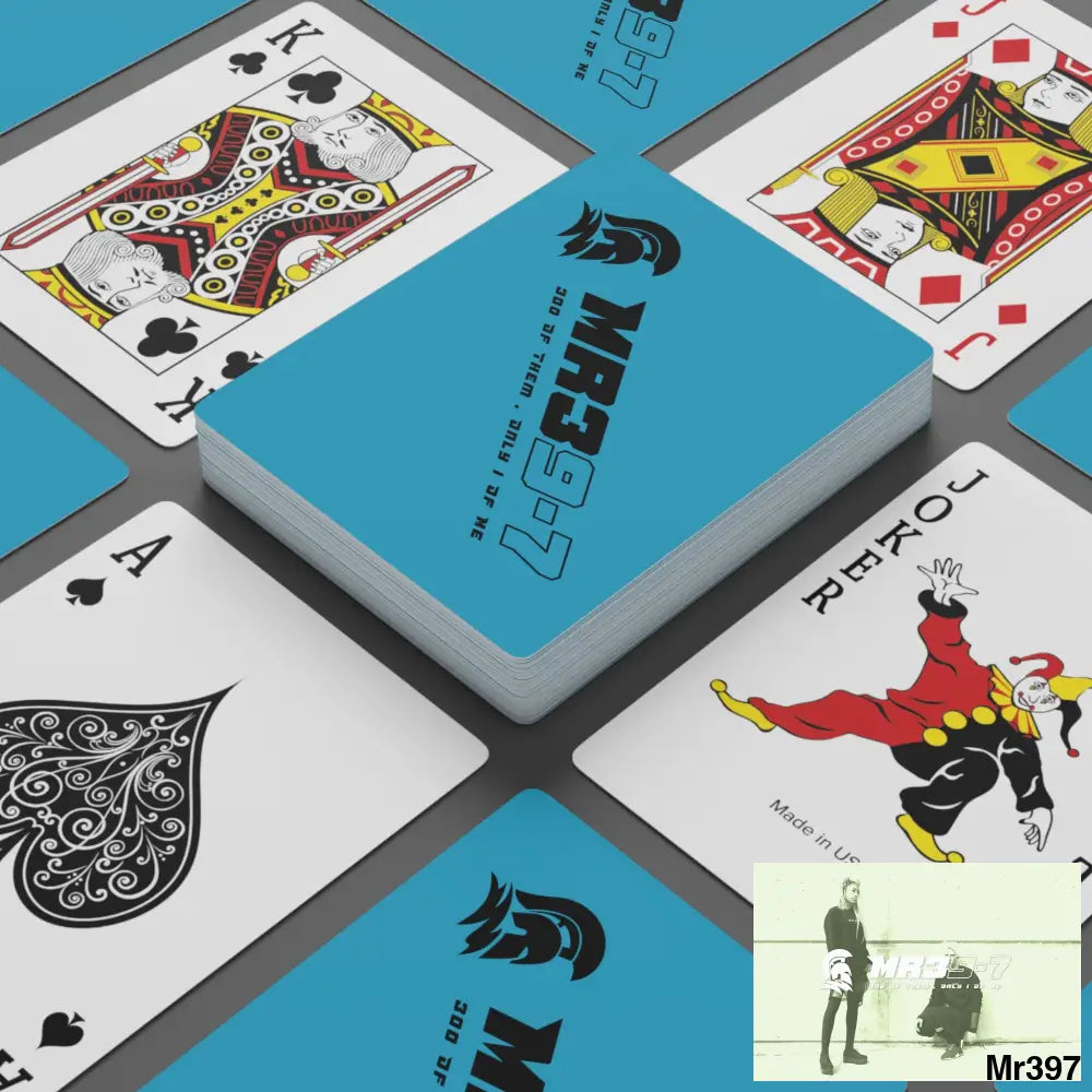 MR39 Custom Poker Cards 2.47’’ x 3.47’’ / White / Semi Glossy Paper products