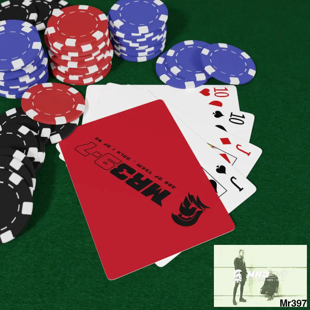 MR39 Custom Poker Cards 2.47’’ x 3.47’’ / White / Semi Glossy Paper products