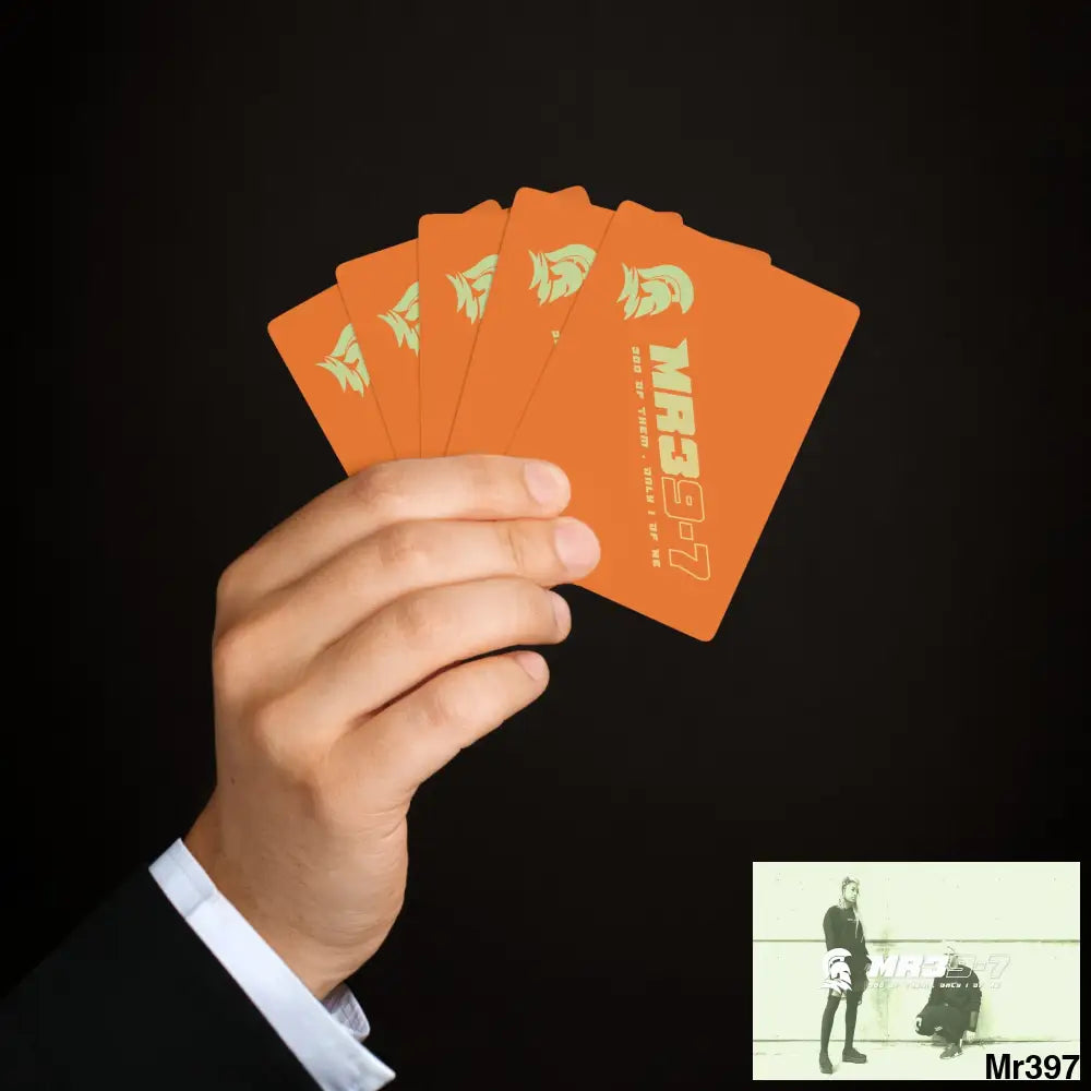 MR39 Custom Poker Cards 2.47’’ x 3.47’’ / White / Semi Glossy Paper products