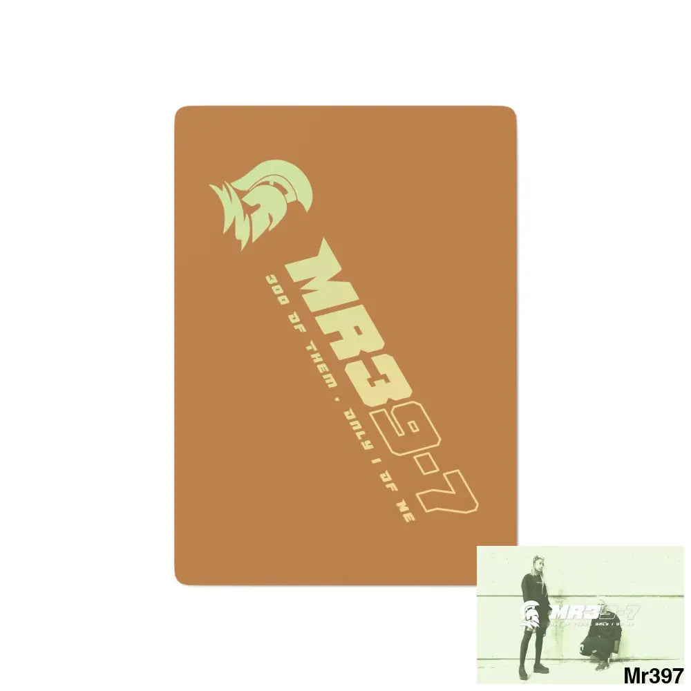 MR39 Custom Poker Cards 2.47’’ x 3.47’’ / White / Semi Glossy Paper products