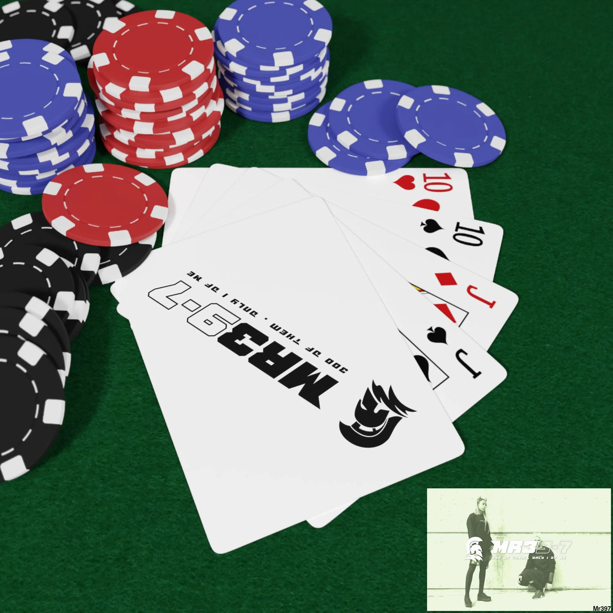 MR39 Custom Poker Cards 2.47’’ x 3.47’’ / White / Semi Glossy Paper products