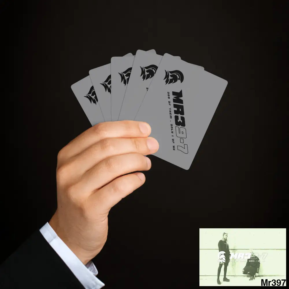 MR39 Custom Poker Cards 2.47’’ x 3.47’’ / White / Semi Glossy Paper products