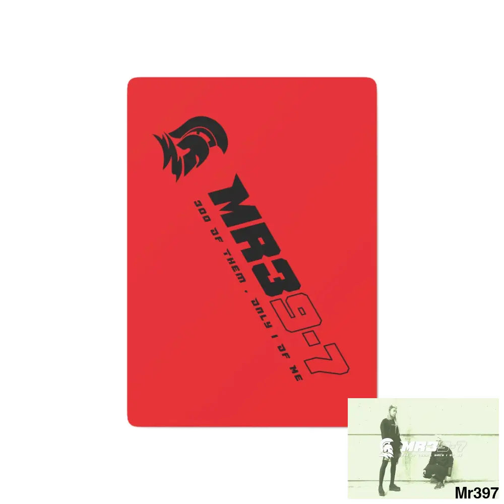 MR39 Custom Poker Cards 2.47’’ x 3.47’’ / White / Semi Glossy Paper products