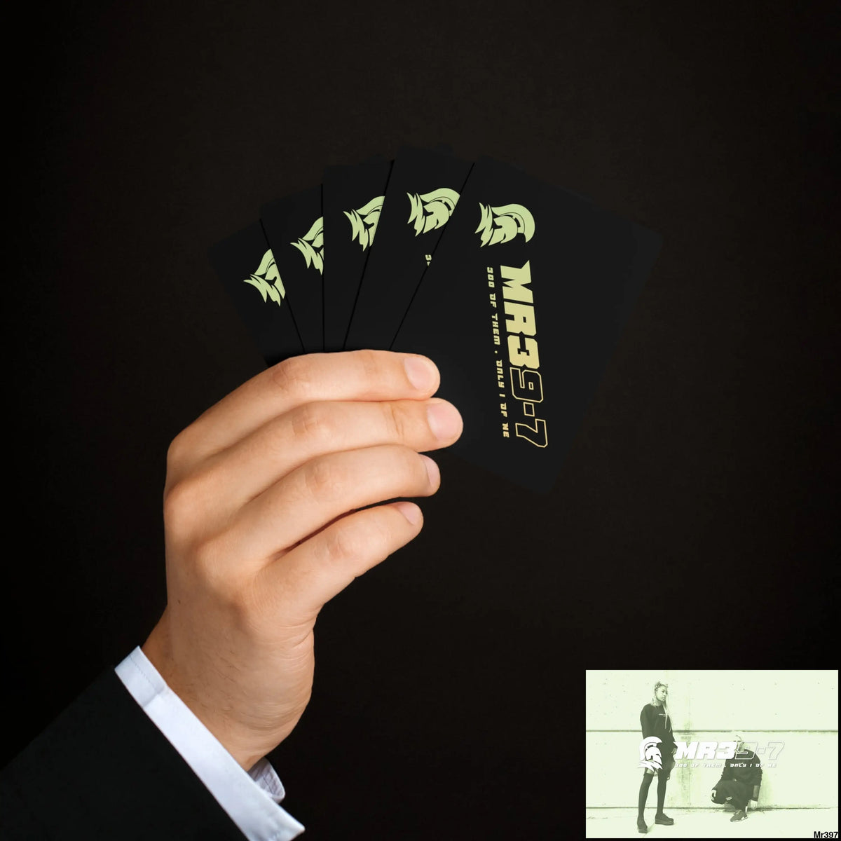 MR39 Custom Poker Cards 2.47’’ x 3.47’’ / White / Semi Glossy Paper products