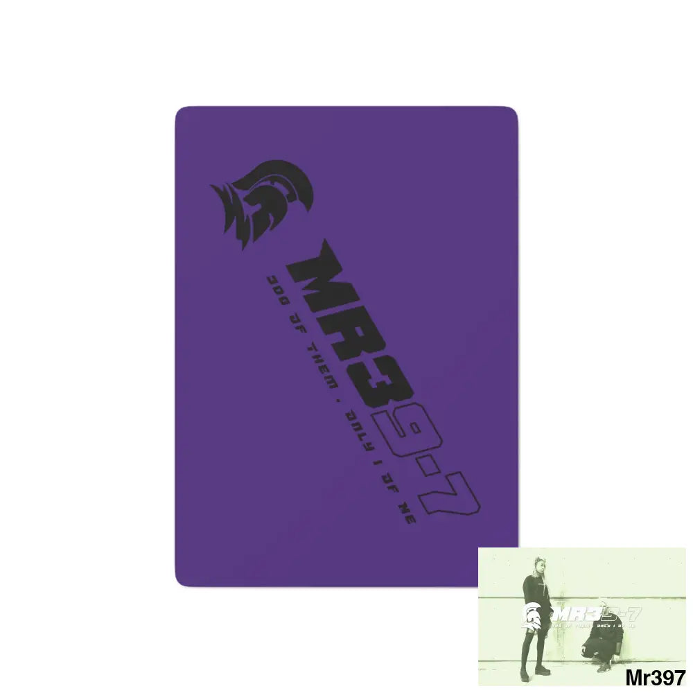 MR39 Custom Poker Cards 2.47’’ x 3.47’’ / White / Semi Glossy Paper products