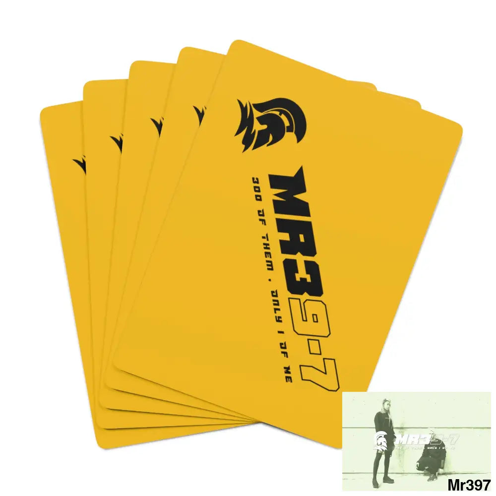 MR39 Custom Poker Cards 2.47’’ x 3.47’’ / White / Semi Glossy Paper products