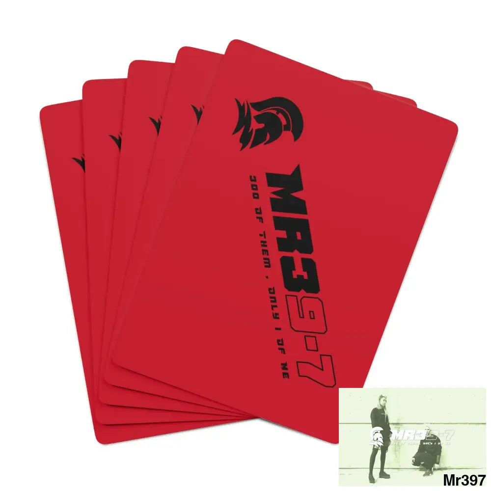 MR39 Custom Poker Cards 2.47’’ x 3.47’’ / White / Semi Glossy Paper products