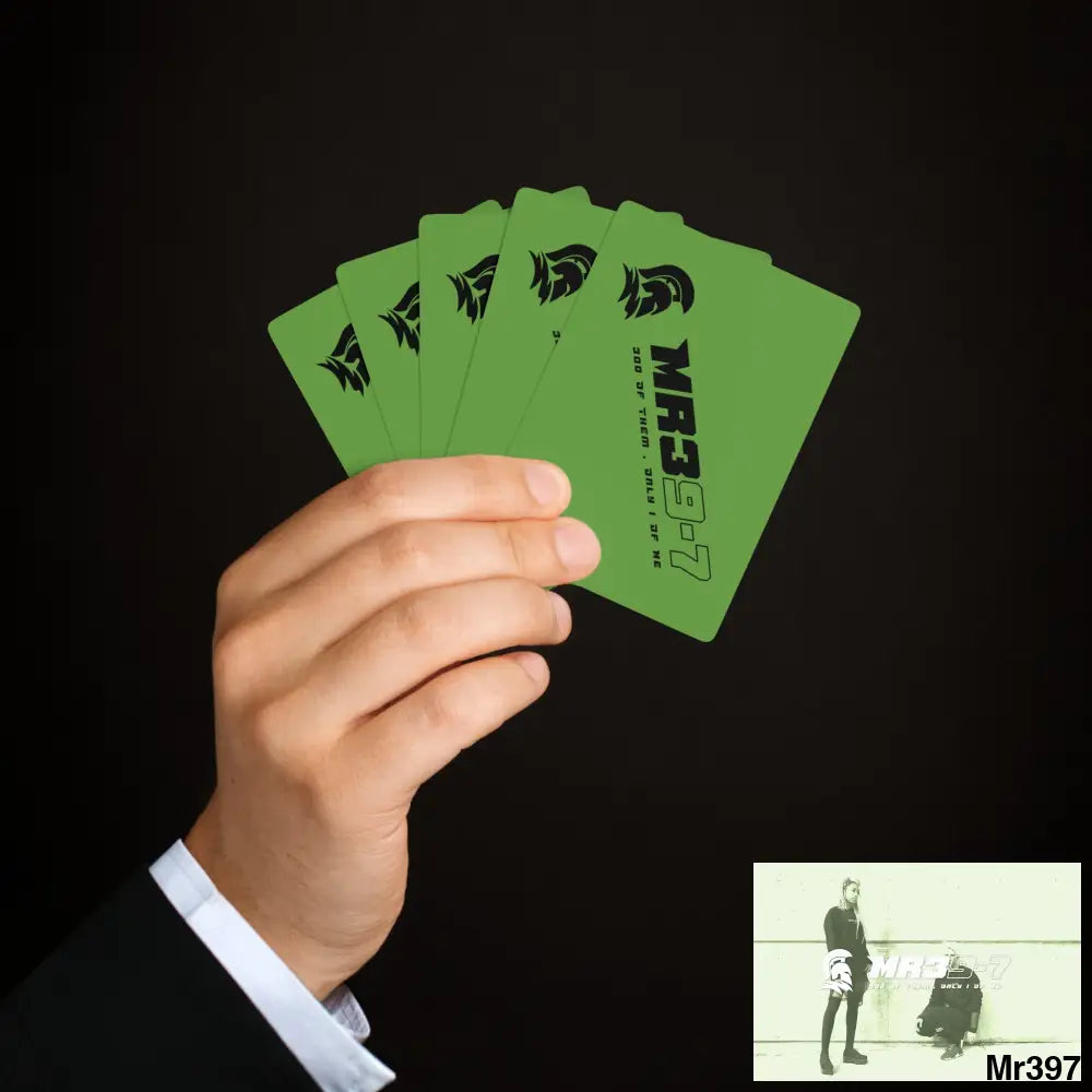 MR39 Custom Poker Cards 2.47’’ x 3.47’’ / White / Semi Glossy Paper products