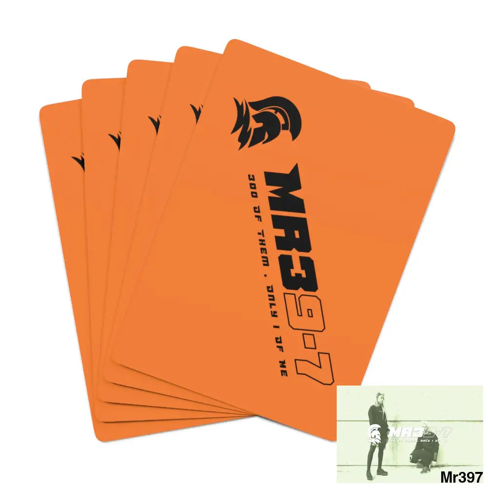 MR39 Custom Poker Cards 2.47’’ x 3.47’’ / White / Semi Glossy Paper products