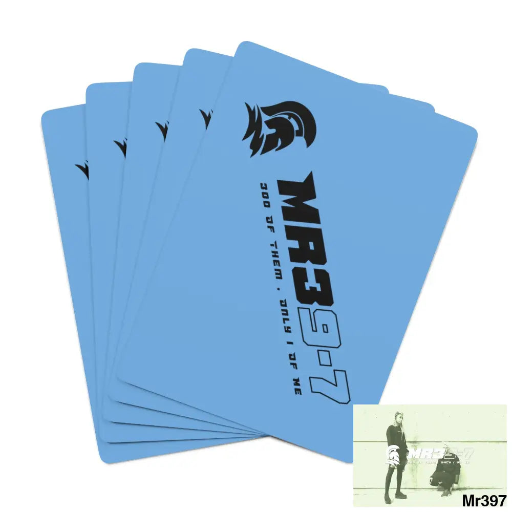 MR39 Custom Poker Cards 2.47’’ x 3.47’’ / White / Semi Glossy Paper products