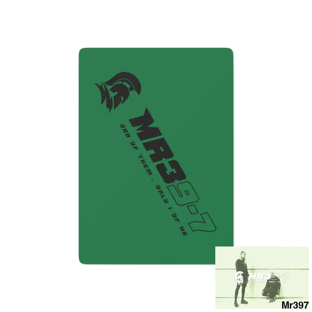 MR39 Custom Poker Cards 2.47’’ x 3.47’’ / White / Semi Glossy Paper products