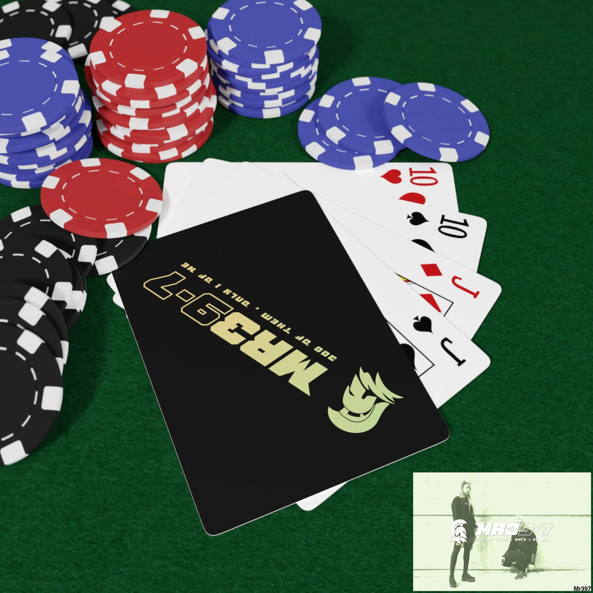 MR39 Custom Poker Cards 2.47’’ x 3.47’’ / White / Semi Glossy Paper products