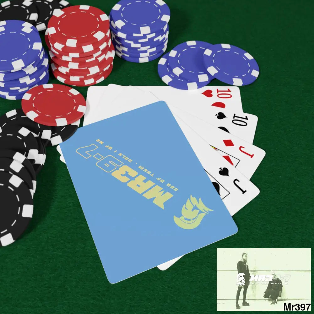 MR39 Custom Poker Cards 2.47’’ x 3.47’’ / White / Semi Glossy Paper products
