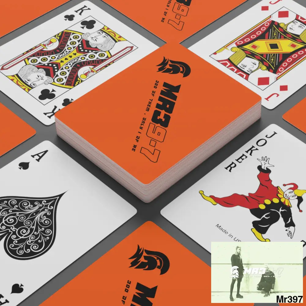 MR39 Custom Poker Cards 2.47’’ x 3.47’’ / White / Semi Glossy Paper products