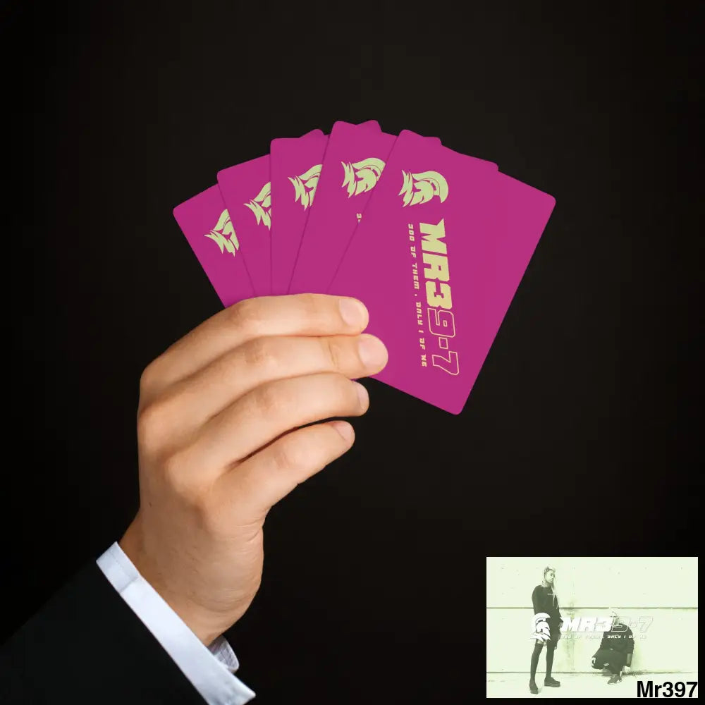 MR39 Custom Poker Cards 2.47’’ x 3.47’’ / White / Semi Glossy Paper products