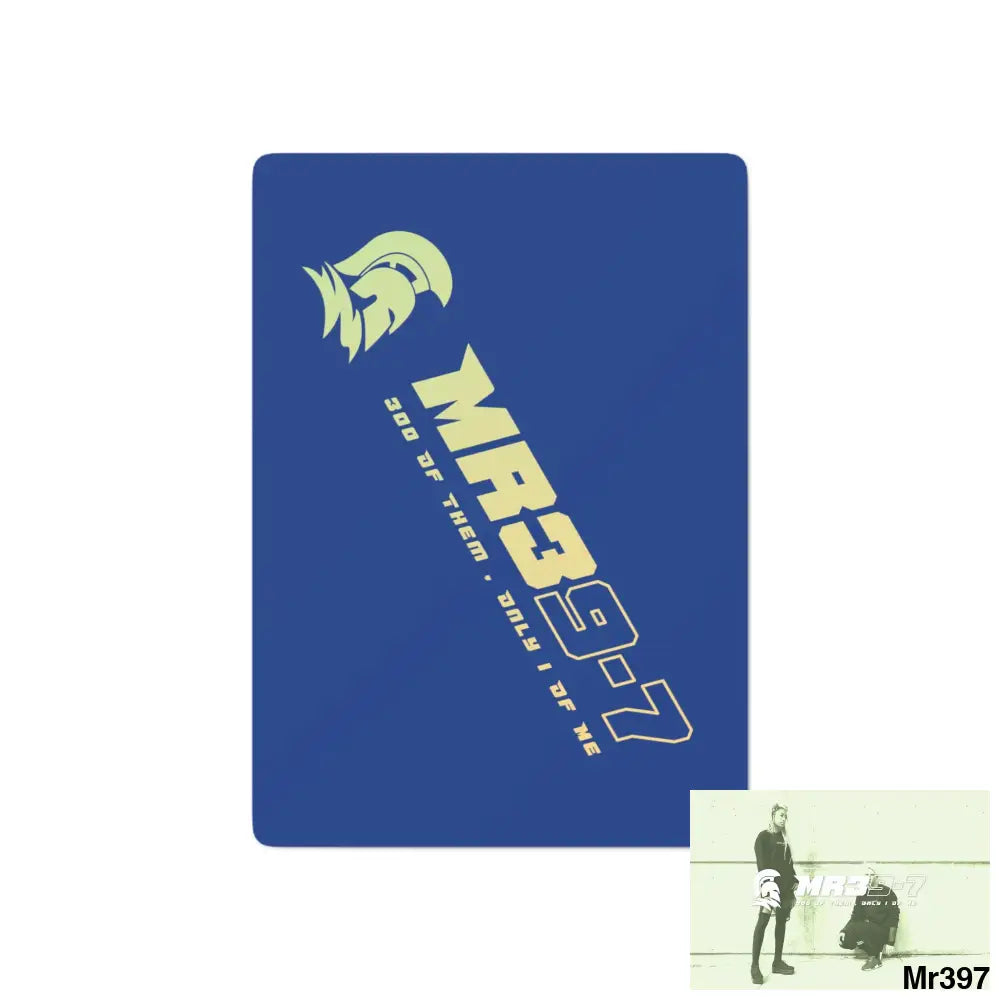 MR39 Custom Poker Cards 2.47’’ x 3.47’’ / White / Semi Glossy Paper products