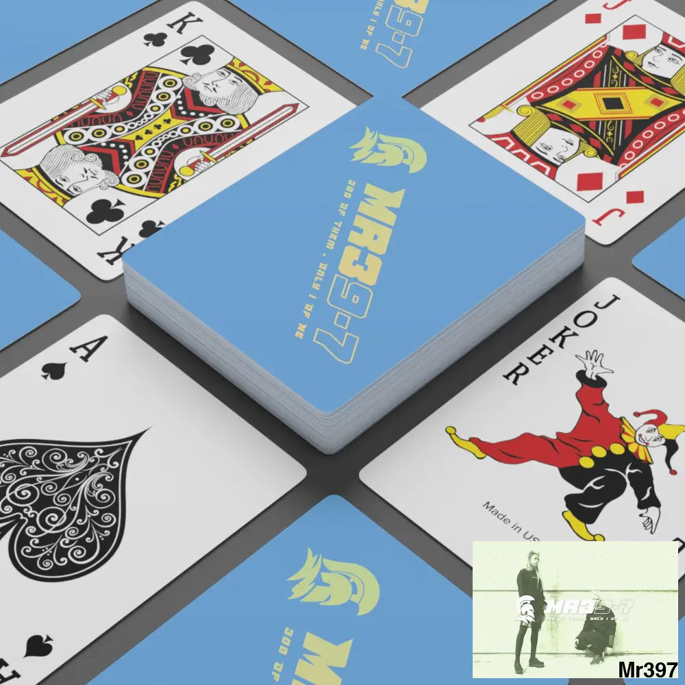 MR39 Custom Poker Cards 2.47’’ x 3.47’’ / White / Semi Glossy Paper products