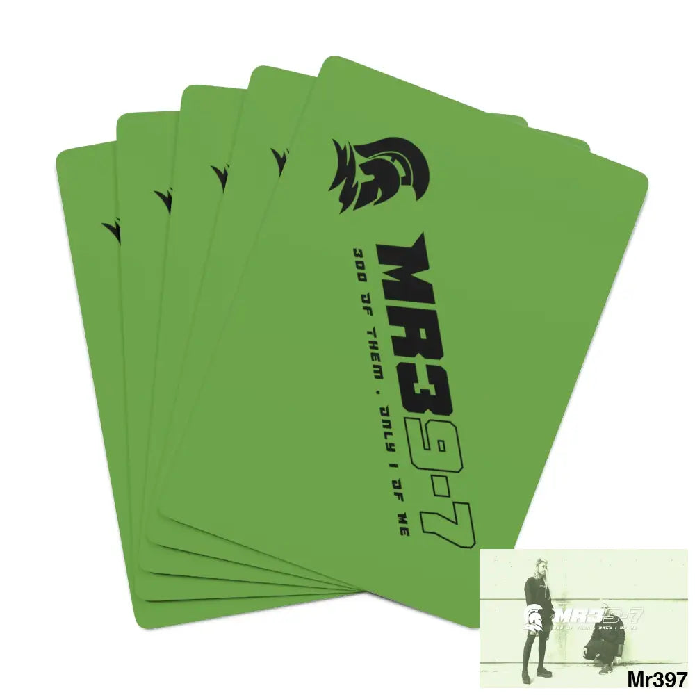 MR39 Custom Poker Cards 2.47’’ x 3.47’’ / White / Semi Glossy Paper products