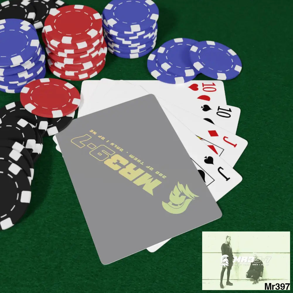 MR39 Custom Poker Cards 2.47’’ x 3.47’’ / White / Semi Glossy Paper products