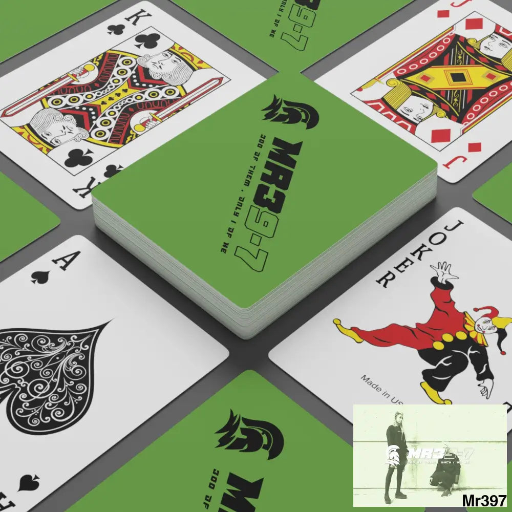 MR39 Custom Poker Cards 2.47’’ x 3.47’’ / White / Semi Glossy Paper products