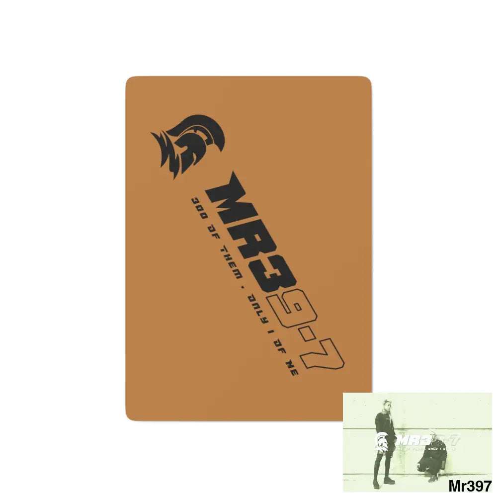 MR39 Custom Poker Cards 2.47’’ x 3.47’’ / White / Semi Glossy Paper products