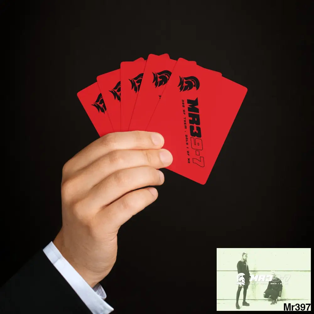 MR39 Custom Poker Cards 2.47’’ x 3.47’’ / White / Semi Glossy Paper products