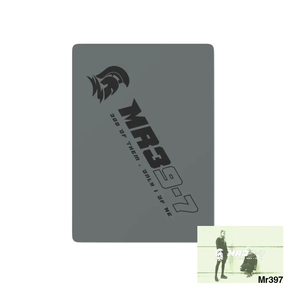 MR39 Custom Poker Cards 2.47’’ x 3.47’’ / White / Semi Glossy Paper products