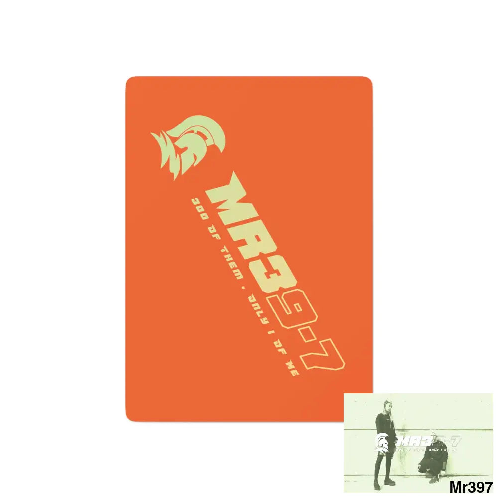 MR39 Custom Poker Cards 2.47’’ x 3.47’’ / White / Semi Glossy Paper products