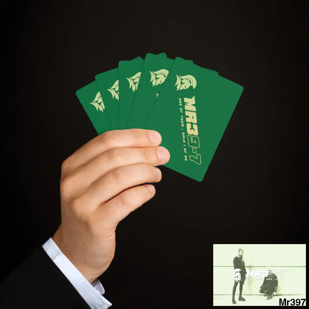 MR39 Custom Poker Cards 2.47’’ x 3.47’’ / White / Semi Glossy Paper products