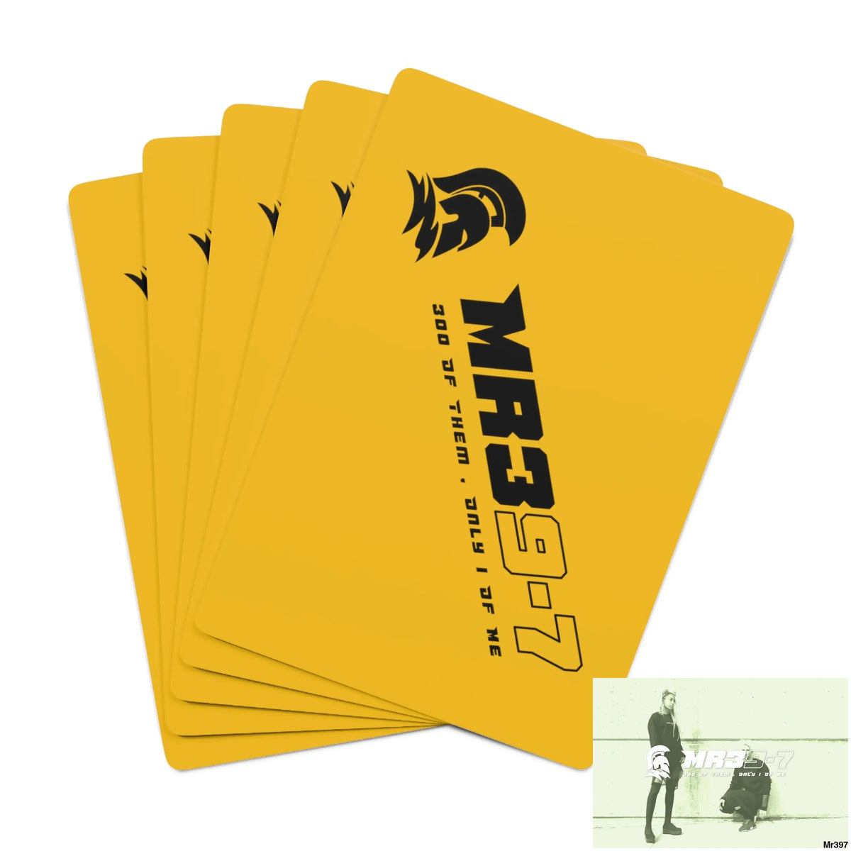 MR39 Custom Poker Cards 2.47’’ x 3.47’’ / White / Semi Glossy Paper products