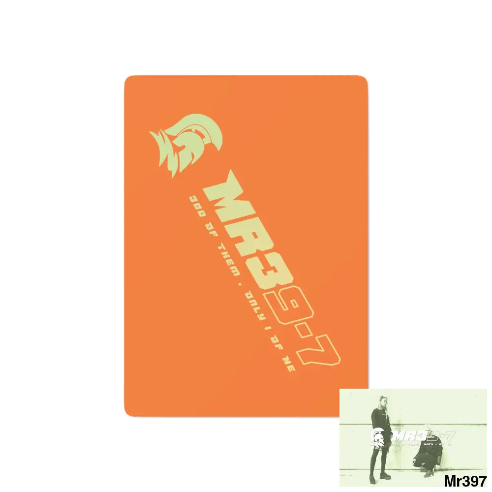 MR39 Custom Poker Cards 2.47’’ x 3.47’’ / White / Semi Glossy Paper products