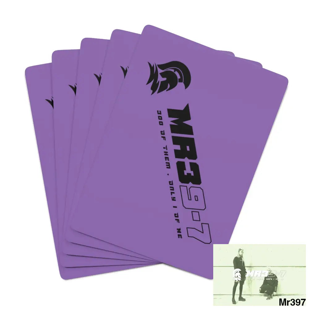 MR39 Custom Poker Cards 2.47’’ x 3.47’’ / White / Semi Glossy Paper products