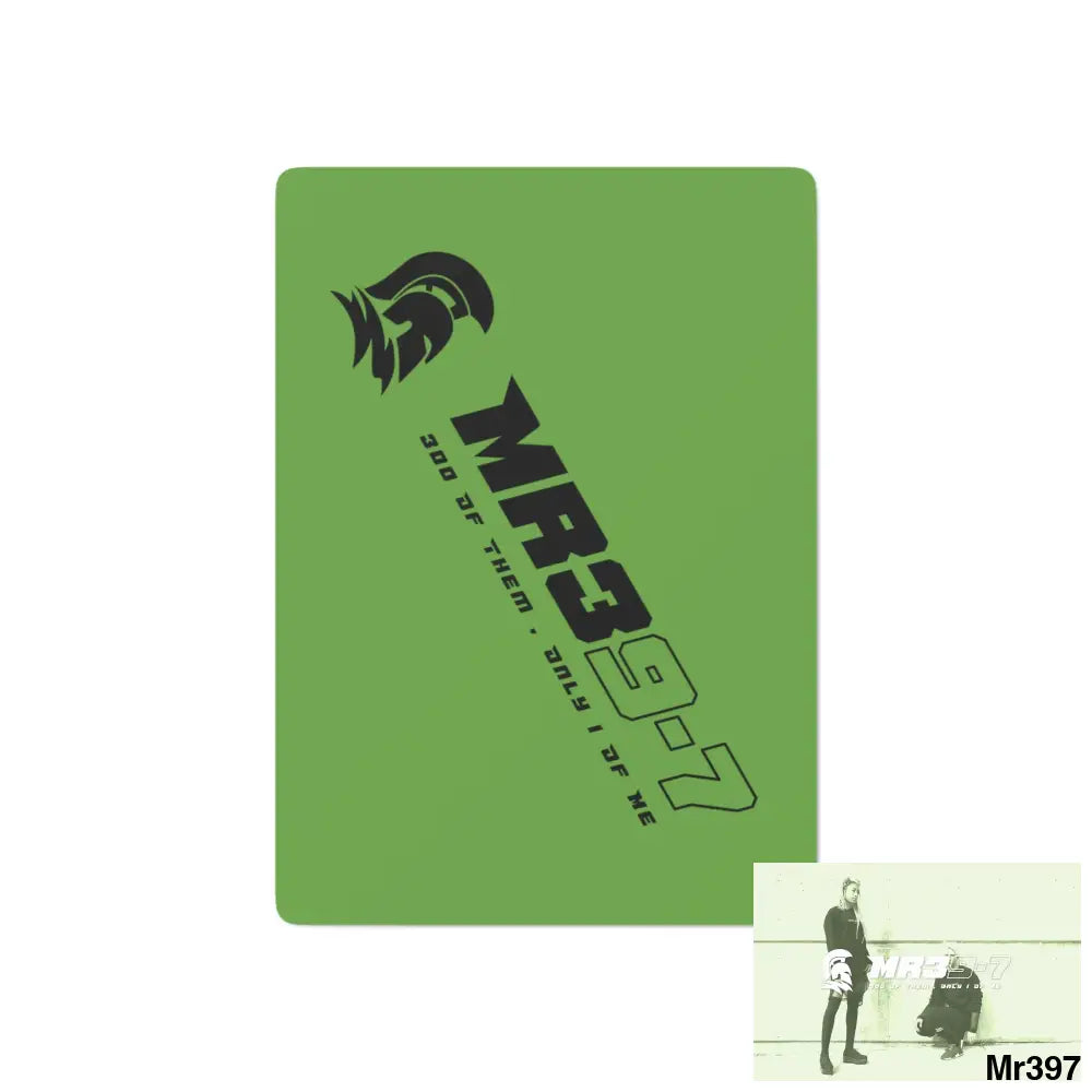 MR39 Custom Poker Cards 2.47’’ x 3.47’’ / White / Semi Glossy Paper products