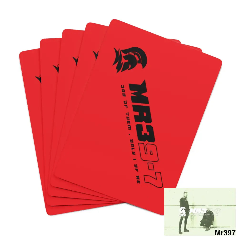 MR39 Custom Poker Cards 2.47’’ x 3.47’’ / White / Semi Glossy Paper products