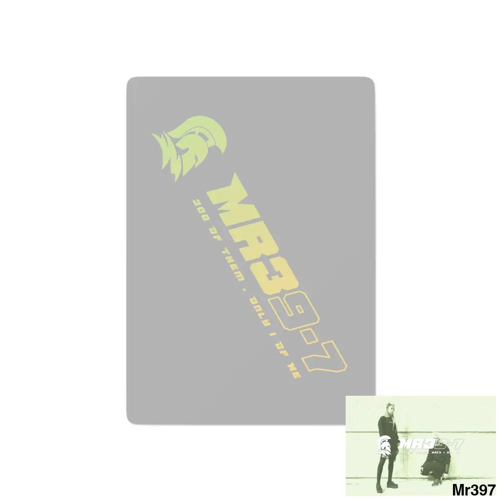 MR39 Custom Poker Cards 2.47’’ x 3.47’’ / White / Semi Glossy Paper products