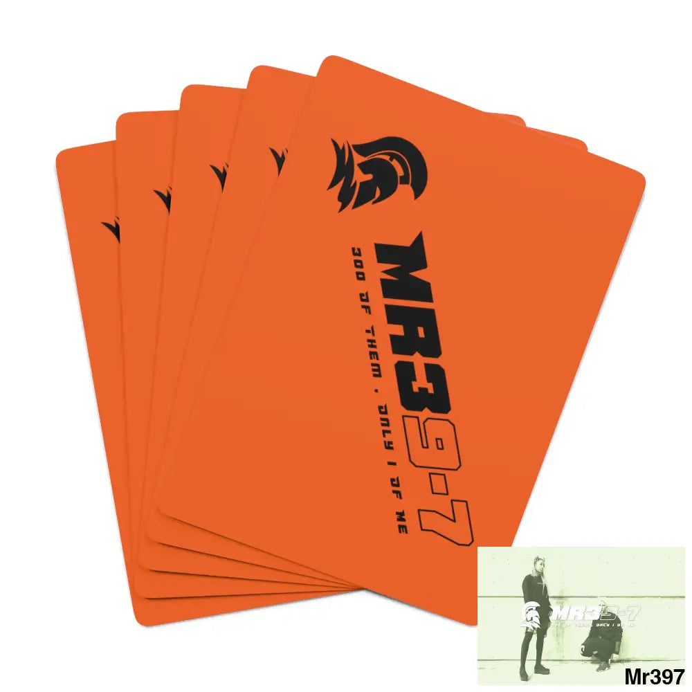 MR39 Custom Poker Cards 2.47’’ x 3.47’’ / White / Semi Glossy Paper products