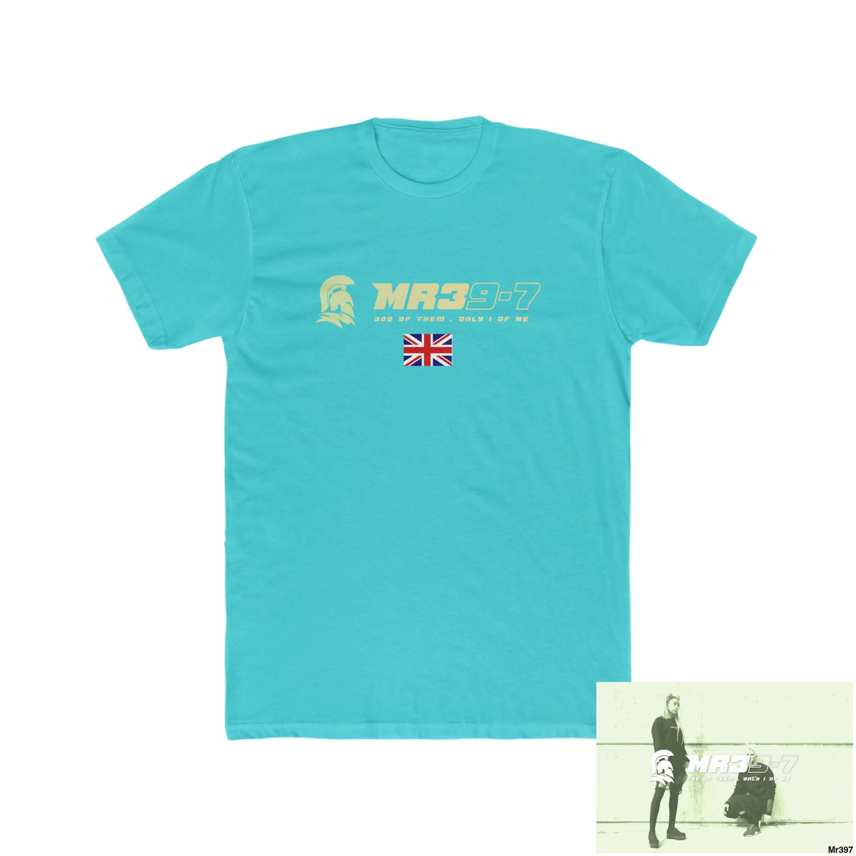 MR39 Dahab Men’s Cotton Crew Tee Solid Tahiti Blue / S T-Shirt