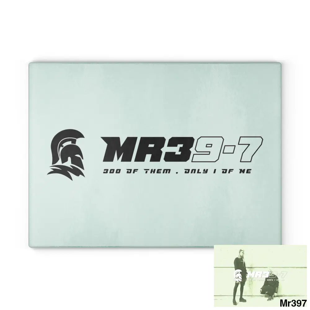 MR39 Glass Cutting Board 11’’ x 15’’ / Rectangle Home Decor