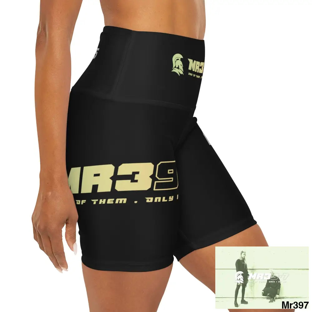 MR39 Kenya High Waisted Yoga Shorts (AOP) All Over Prints