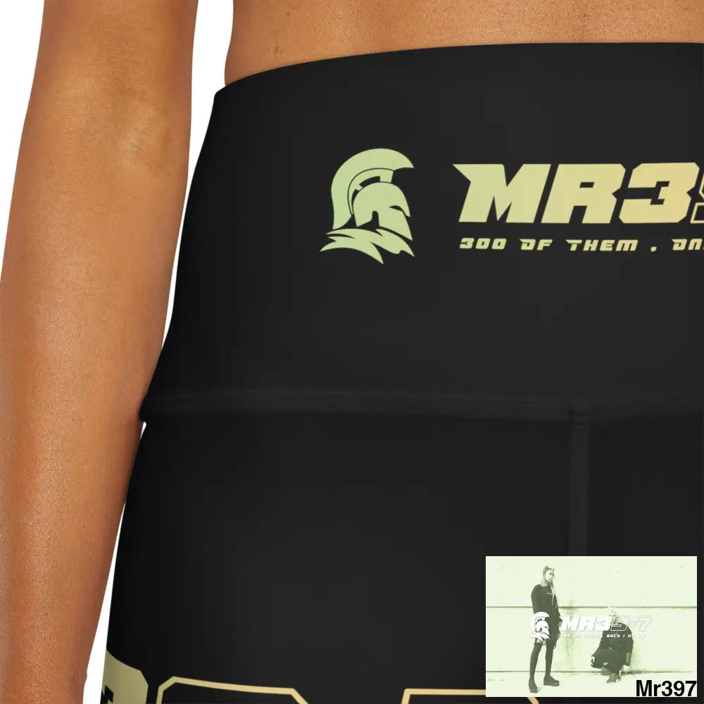 MR39 Kenya High Waisted Yoga Shorts (AOP) All Over Prints