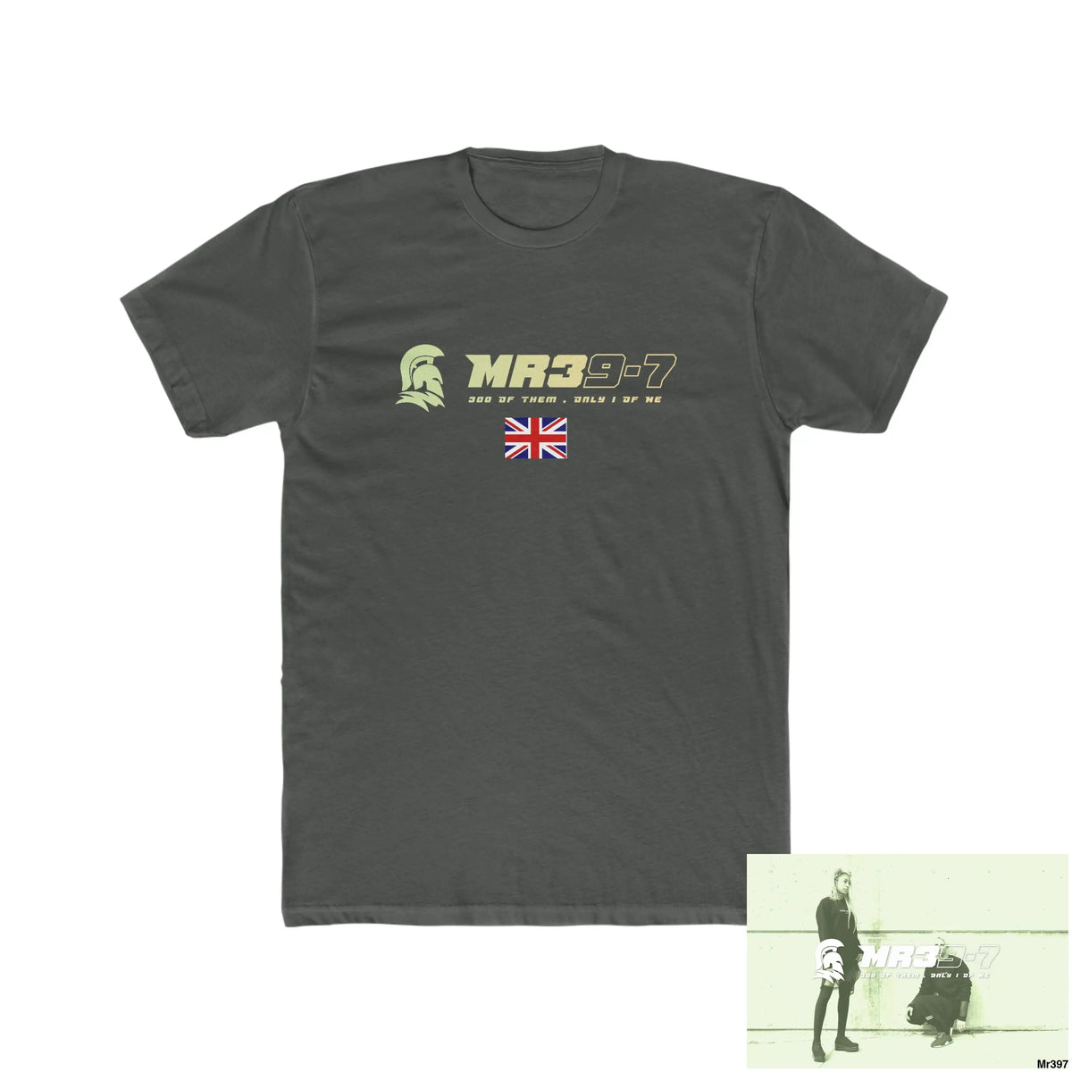 MR39 Kenya Men’s Cotton Crew Tee Solid Heavy Metal / XS T-Shirt