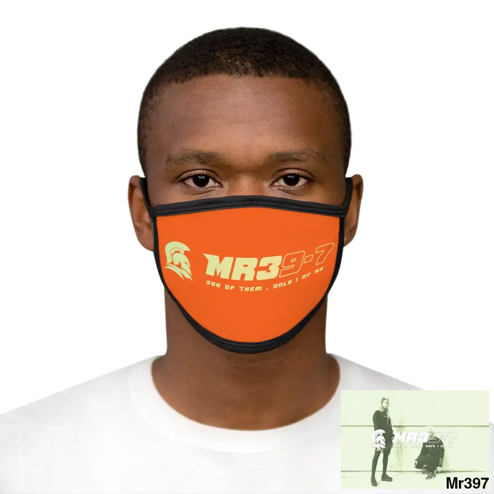 MR39 Mixed-Fabric Face Mask One size Accessories