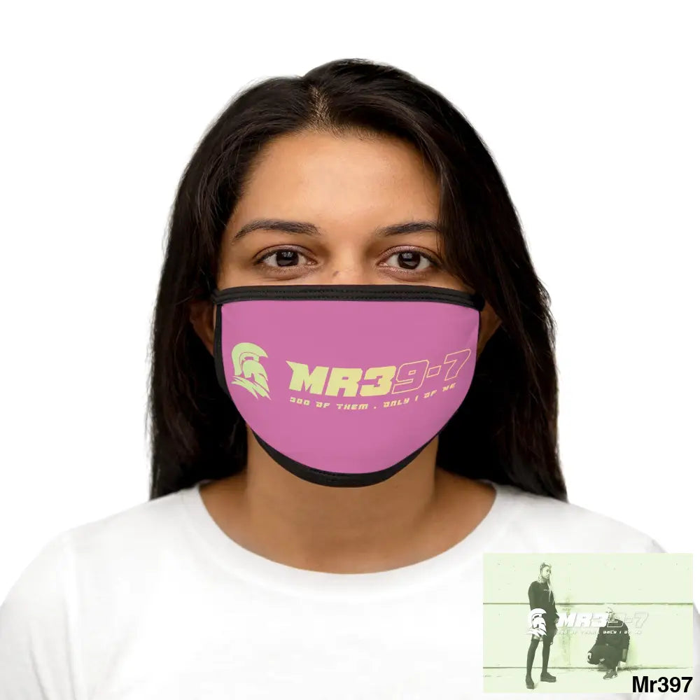 MR39 Mixed-Fabric Face Mask One size Accessories