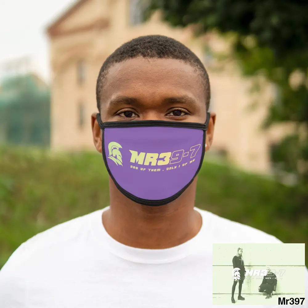 MR39 Mixed-Fabric Face Mask One size Accessories
