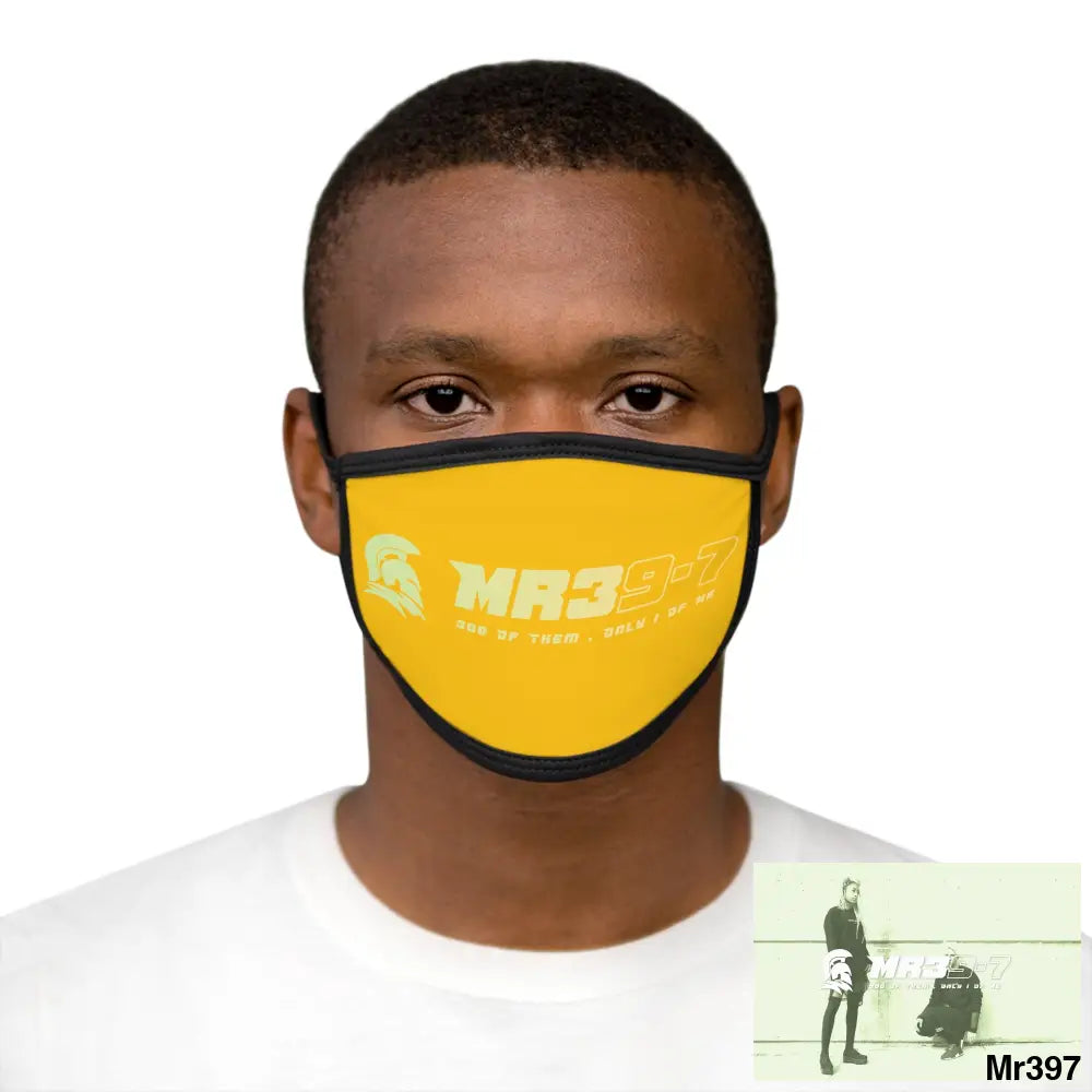 MR39 Mixed-Fabric Face Mask One size Accessories