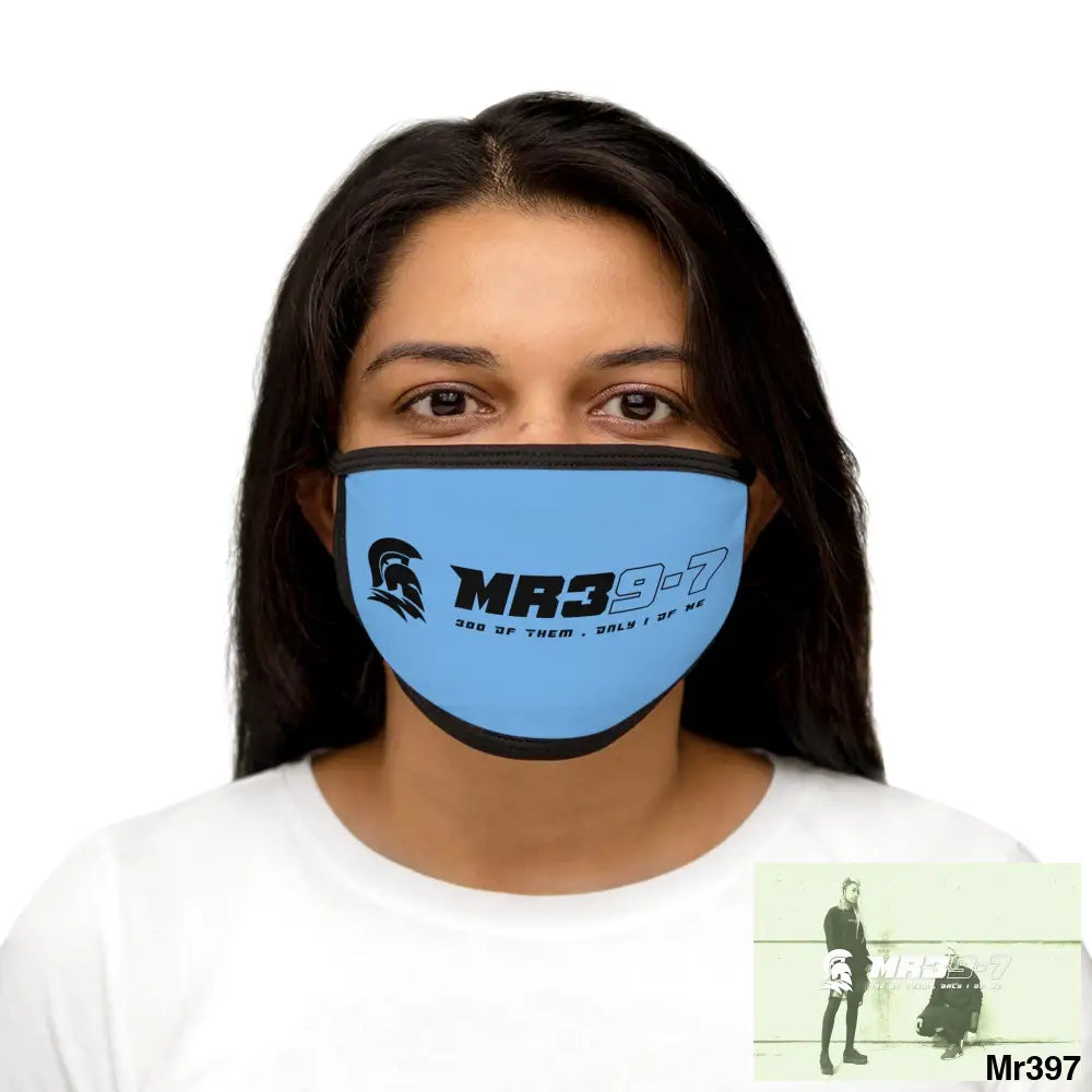 MR39 Mixed-Fabric Face Mask One size Accessories