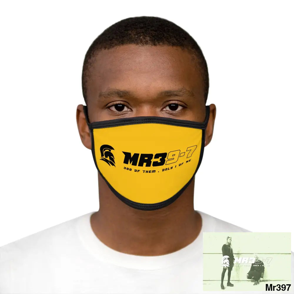 MR39 Mixed-Fabric Face Mask One size Accessories
